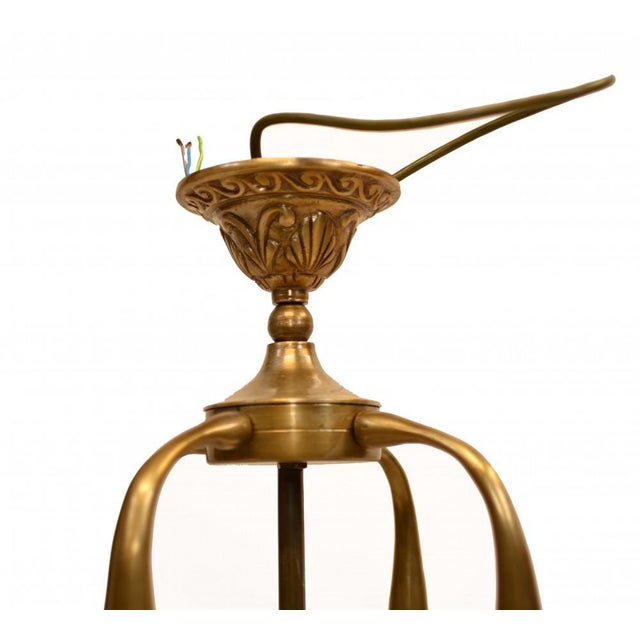 Victorian Lantern Ormolu Hanging Architectural Light For Sale - Image 3 of 11