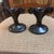 Art Deco Fostoria Art Deco Ebony Glass Consul Bowl With Matching Candlestick Holders by George Sakier Circa 1925 For Sale - Image 3 of 4