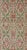 Pink, Ivory, Mocha Brown and Green Floral Design Mid-Century Turkish Oushak Rug For Sale - Image 4 of 9
