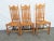 Wood William & Mary Banister Back Birdseye Maple Chairs - Set of 6 For Sale - Image 7 of 8