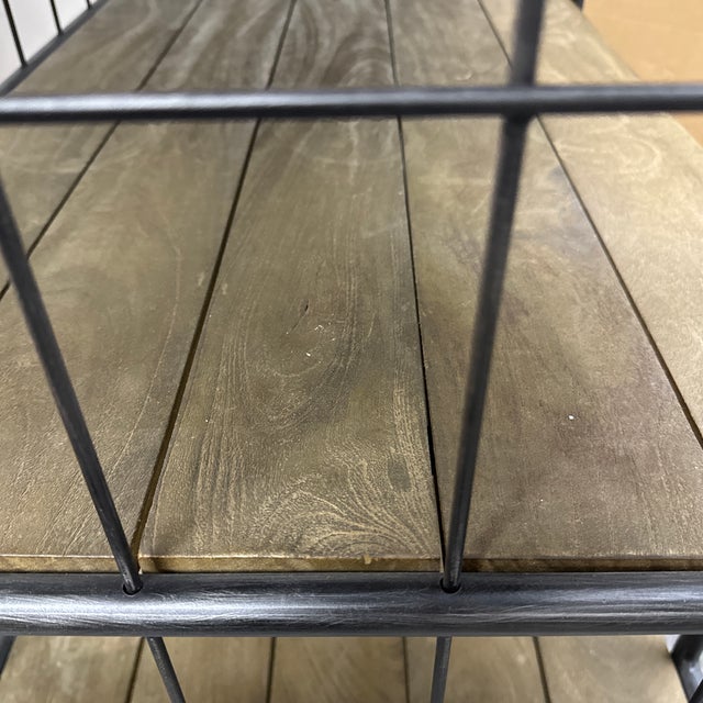 Restoration Hardware Circa 1900 Caged Baker's Rack Single Shelving