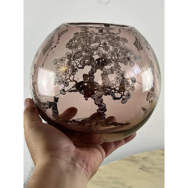 Eastern Glass Bowl, Japan, 1950s For Sale - Image 4 of 9