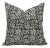 Fabdivine Handblock Print Cushion Cover 22x22 Inch Off-White Linen-Rudraksh For Sale