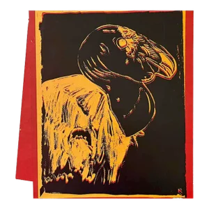 1986 Andy Warhol California Condor Vanishing Animals