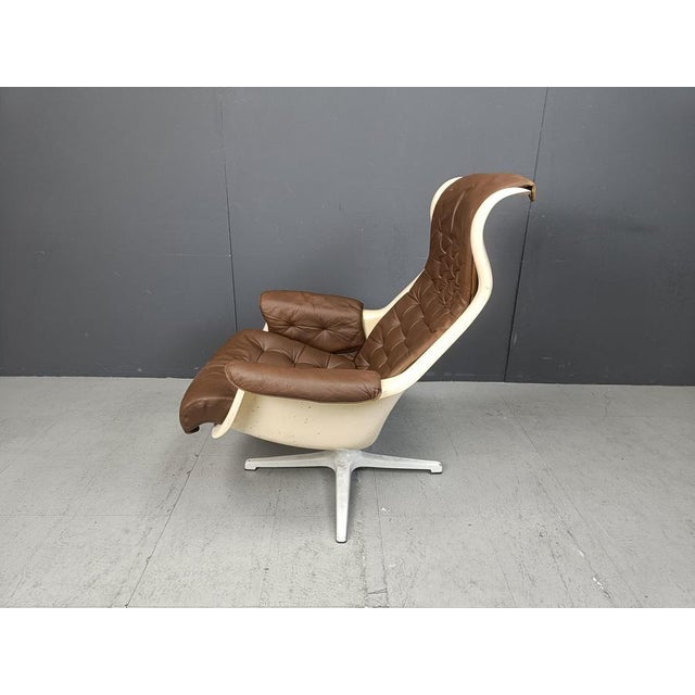 Mid-Century Space Age Galaxy Armchair by Alf Svensson for Dux, 1968 For Sale - Image 9 of 13