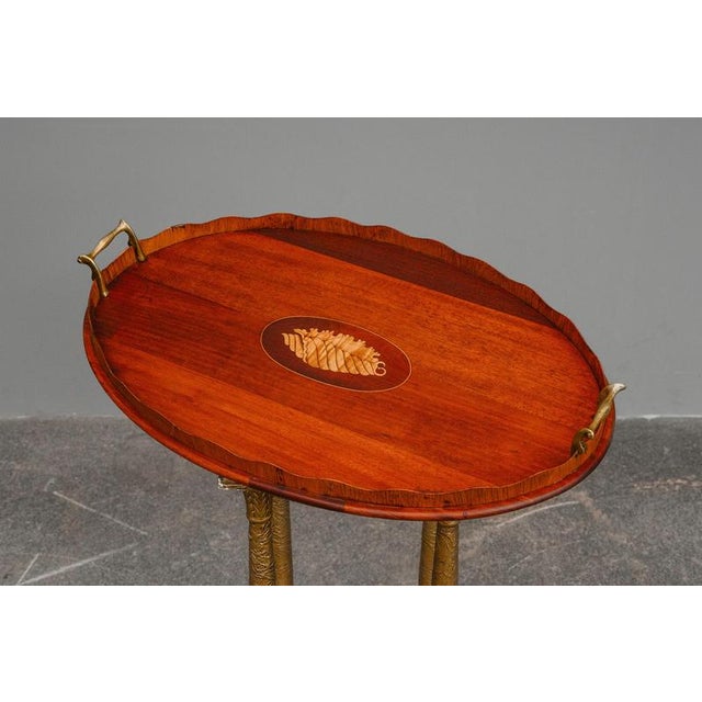 Early 20th Century English Mahogany Tray For Sale - Image 3 of 14