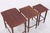 Brown Mid-Century Danish Teak Nesting Tables, Set of 3 For Sale - Image 8 of 13