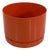 Orange Prisma Planter by Gianni Celada for Programma-Vastill, 1970s For Sale