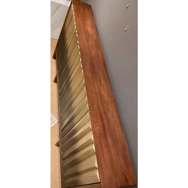 Modern Revelation Modern Ombré Luster Narrow Console Table For Sale - Image 3 of 6