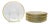 Vintage Baccarat Directoire Crystal & Gold Salad Plates- Set of 10 For Sale