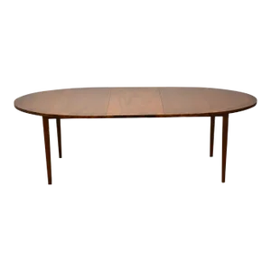 Cherry and Burl Oval Table by Directional