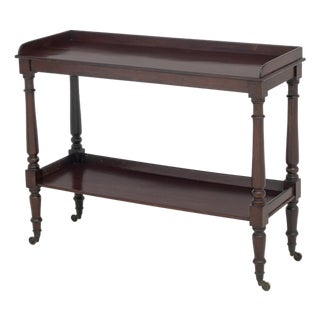 Victorian Mahogany Buffet Table For Sale
