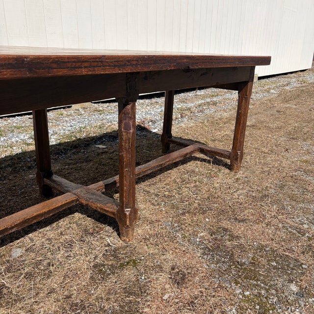 Antique French Very Large Farm Table Dining Table From Provence For Sale - Image 15 of 18