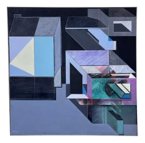 Vito Capone, Composition, 1970s, Acrylic on Canvas