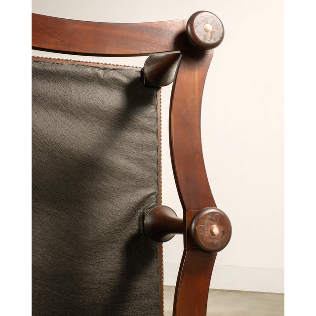 Ralph Lauren Mahogany Plaid Sadler Cocktail Ottoman 4 Ft. For Sale - Image 18 of 18