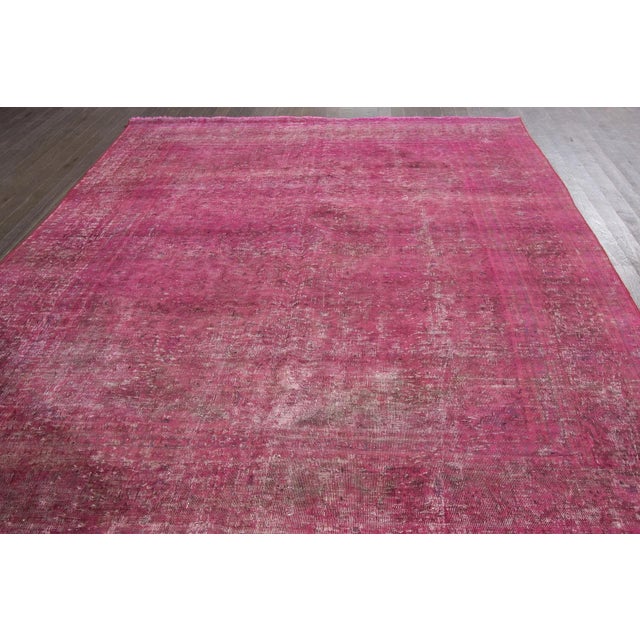 Mid 20th Century Vintage Overdye Wool Rug Chairish