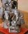 19th Century French Silvered Bronze Figural Sculpture Mounted as Table Lamp For Sale - Image 9 of 15