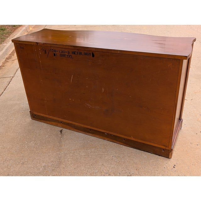 1970s Drexel Mahogany Buffet - 1980s Traditional Sideboard and Credenza For Sale - Image 5 of 10