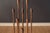 Copper Mid Century Modern Tall Floor Standing Cast Iron Candelabra For Sale - Image 8 of 9