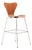 Series 7 3187 Bar Stool in Wood by Arne Jacobsen for Fritz Hansen For Sale