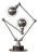 Vintage French Industrial Table Lamp by Jean Louis Domecq, 1950s For Sale