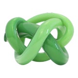 Image of Wrap Object Glass Knot - Dark Green For Sale