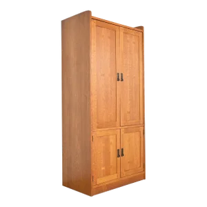 Stickley Mission Oak Arts & Crafts Media Armoire Cabinet