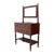 Early 19th Century Sheraton Carved Mahogany 3 Drawer Dressing Table With Barley Twist Legs & Mirror For Sale - Image 4 of 16