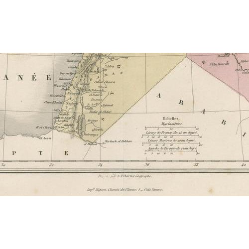 Late 19th Century Map of Asiatic Türkiye and the Caucasus Provinces, 1873 For Sale - Image 5 of 12
