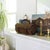 Antique British Woods Lawn Bowls With Canvas and Leather Bowling Case For Sale - Image 4 of 18