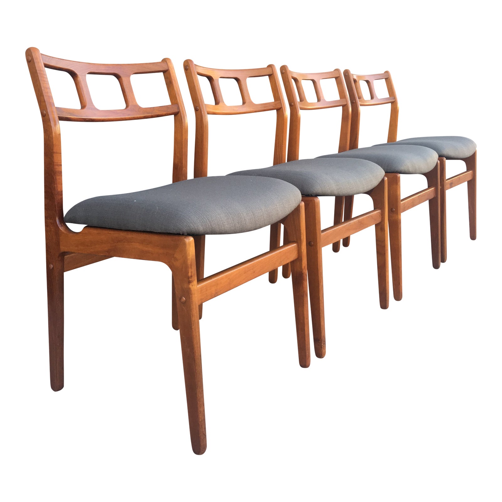Danish DScan Dining Chairs 4 Chairish