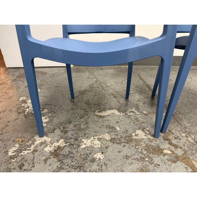 Tilia Specto-Xl Blue Armchairs, Pair For Sale - Image 9 of 12
