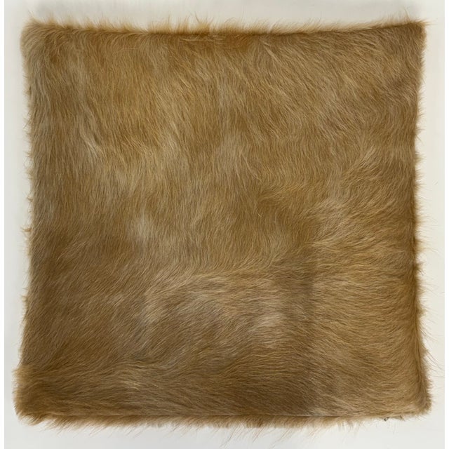 Soft, luminous, and richly textured, this 18” x 18” pillow cover is crafted from premium long-haired Colombian cowhide in...