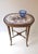Ceramic English Faux-Bamboo Mahogany Accent Drinks Table With Porcelain Top, Circa Early-20th C For Sale - Image 7 of 14