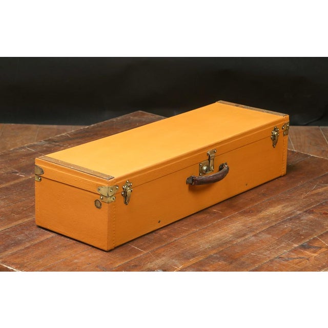 Orange Trunk from Brand Moynat For Sale - Image 5 of 10