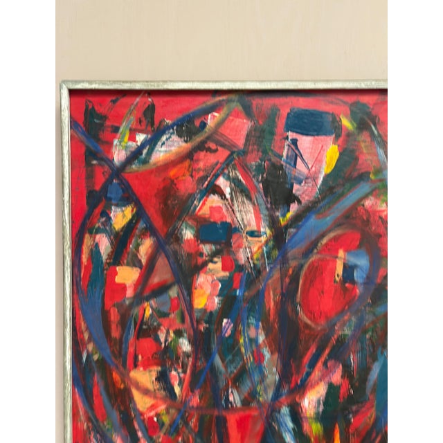 Mid-Century Modern Rolf Andersson, Abstract Composition, 1950s, Oil on Plywood, Framed For Sale - Image 3 of 18