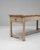 This 20th-century French oak trestle dining table showcases rustic simplicity and timeless craftsmanship. Built from solid...