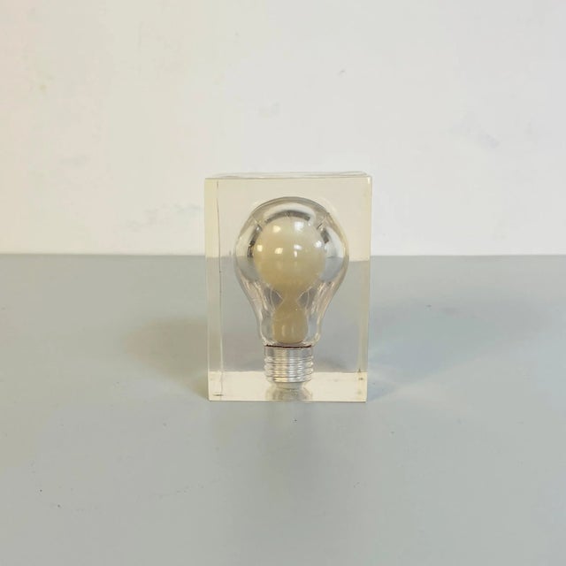 Mid-Century French Modern Acrylic Sculpture by Pierre Giraudon, 1970s For Sale - Image 3 of 10