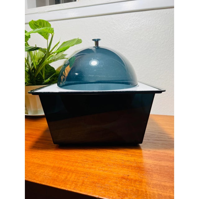 Mid-Century Modern Mid Century Space Age Smoked Lucite Ice/Chill Bucket For Sale - Image 3 of 7