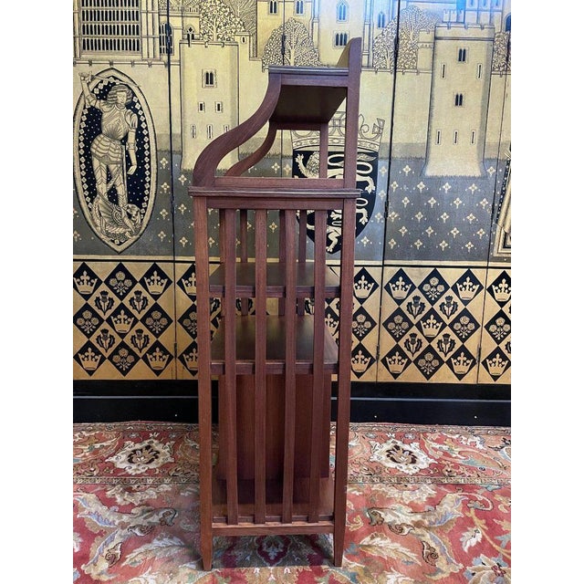 Wood Mahogany Music Cabinet For Sale - Image 7 of 8