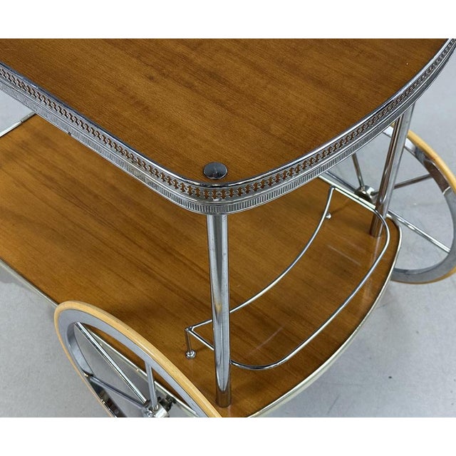 1960s Serving Trolley in the style of Maison Jansen, France, 1960s For Sale - Image 5 of 9