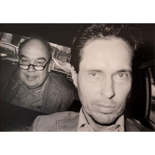 Ryan Weideman, NYC Cabbie and Fare Vintage Silver Gelatin Photo Black White Street Photograph, c.1990 For Sale