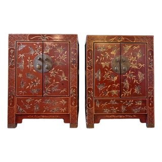 Early 20th Century Pair of Chinese Chests (Bedside Tables) From Estate of Tony Duquette For Sale