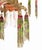 Metal Art Deco Chinoiserie Style Six-Branch Chandelier For Sale - Image 7 of 9
