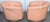 Pair of Diminutive 1970s Pink Silk Channel-Quilted Swivel Club Chairs For Sale - Image 14 of 15