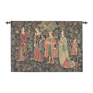Noble Promenade Loom Woven Tapestry - 201 X 254 Cm (6'7" X 8'4") - Requires Rod Size 6 For Sale
