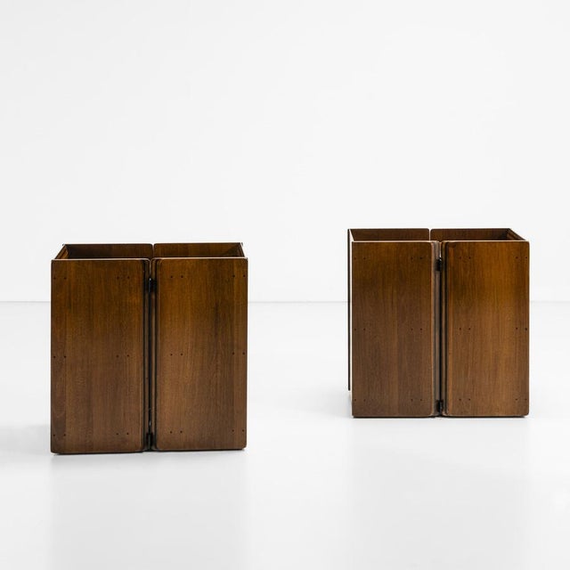 1970s Bedside Tables by Afra and Tobia Scarpa for Malato, 1970s, Set of 2 For Sale - Image 5 of 5