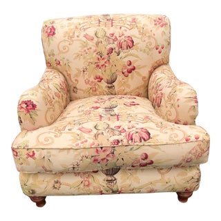 Extra Large Classic George Smith English Standard Arm Signature Club Chair For Sale