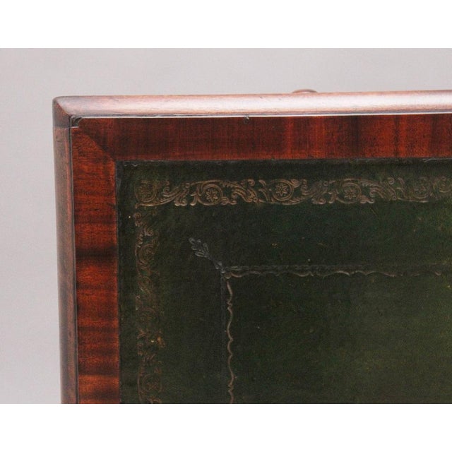 Antique Mahogany Partners Writing Desk, 1840 For Sale - Image 10 of 12