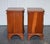 Georgian Style Yew Wood Nightstands, Set of 2 For Sale - Image 4 of 13